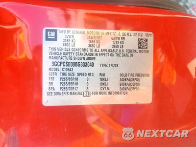 Zdjęcie 12 z 12 samochodu: 2011 CHEVROLET SILVERADO C1500 LT VIN:3GCPCSE08BG333040 - miniatura
