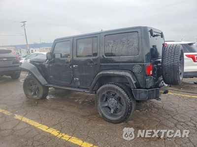 Drugie zdjęcie samochodu z przodu: 2012 JEEP WRANGLER UNLIMITED SAHARA VIN:1C4BJWEG4CL209792 - miniatura