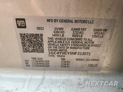 Zdjęcie 12 z 12 samochodu: 2022 CHEVROLET SILVERADO K3500 HIGH COUNTRY VIN:1GC4YVEY5NF313071 - miniatura