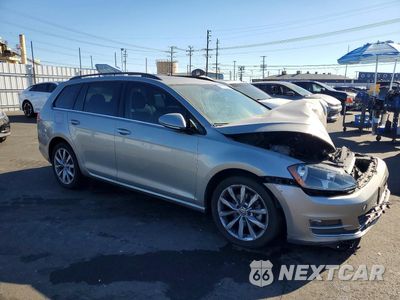 Czwarte zdjęcie samochodu z boku: 2017 VOLKSWAGEN GOLF SPORTWAGEN S VIN:3VWC17AU3HM505041 - miniatura
