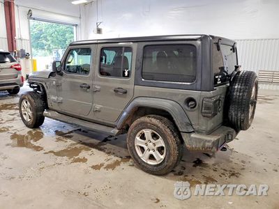 Drugie zdjęcie samochodu z przodu: 2019 JEEP WRANGLER UNLIMITED SPORT VIN:1C4HJXDN5KW644771 - miniatura