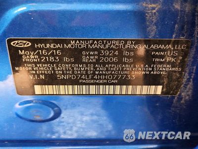 Zdjęcie 13 z 13 samochodu: 2017 HYUNDAI ELANTRA SE VIN:5NPD74LF4HH077733 - miniatura