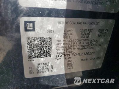 Zdjęcie 13 z 13 samochodu: 2020 CHEVROLET SILVERADO K1500 RST VIN:1GCRYEED4LZ120179 - miniatura