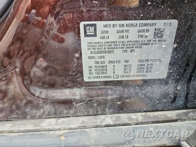 Zdjęcie 12 z 12 samochodu: 2014 BUICK ENCORE VIN:KL4CJGSB2EB635972 - miniatura