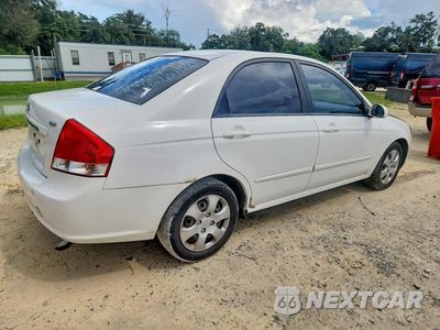 Trzecie zdjęcie samochodu z tyłu: 2008 KIA SPECTRA LX VIN:KNAFE121285504049 - miniatura