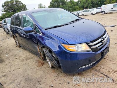 Czwarte zdjęcie samochodu z boku: 2015 HONDA ODYSSEY EXL VIN:5FNRL5H66FB112803 - miniatura