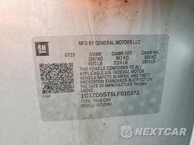 Zdjęcie 12 z 12 samochodu: 2020 CHEVROLET MALIBU LT VIN:1G1ZD5ST5LF010372 - miniatura
