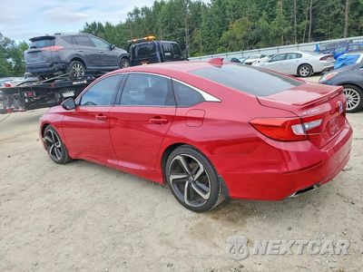Drugie zdjęcie samochodu z przodu: 2018 HONDA ACCORD SPORT VIN:1HGCV1F3XJA118673 - miniatura