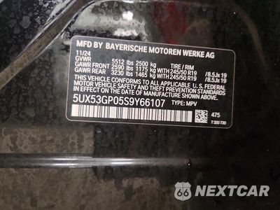 Zdjęcie 13 z 13 samochodu: 2025 BMW X3 30 XDRIVE VIN:5UX53GP05S9Y66107 - miniatura