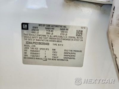 Zdjęcie 13 z 13 samochodu: 2011 CHEVROLET EQUINOX LT VIN:2CNALPECXB6269409 - miniatura