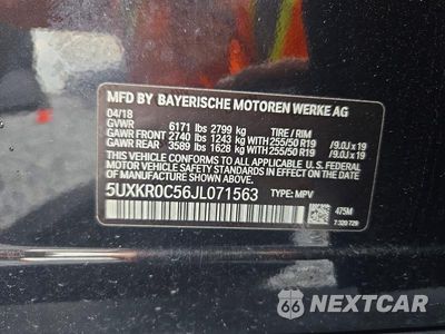 Zdjęcie 13 z 13 samochodu: 2018 BMW X5 XDRIVE35I VIN:5UXKR0C56JL071563 - miniatura