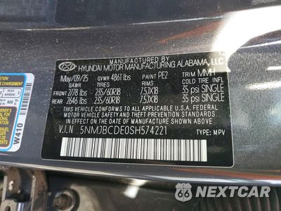 Zdjęcie 13 z 13 samochodu: 2025 HYUNDAI TUCSON SEL VIN:5NMJBCDE0SH574221 - miniatura