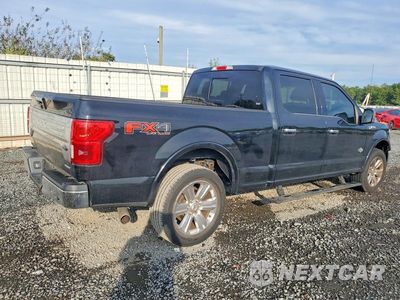 Trzecie zdjęcie samochodu z tyłu: 2018 FORD F150 SUPERCREW VIN:1FTFW1EG7JFC21520 - miniatura