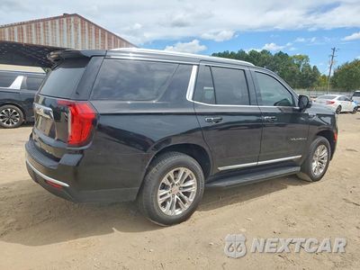 Trzecie zdjęcie samochodu z tyłu: 2021 GMC YUKON SLT VIN:1GKS2BKD1MR153569 - miniatura