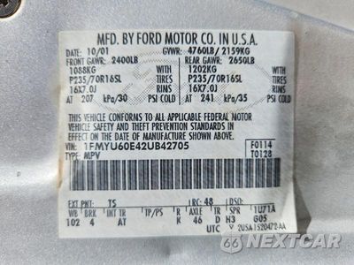 Zdjęcie 13 z 13 samochodu: 2002 FORD EXPLORER SPORT VIN:1FMYU60E42UB42705 - miniatura
