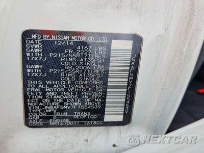 Zdjęcie 12 z 12 samochodu: 2015 NISSAN JUKE S VIN:JN8AF5MV7FT554539 - miniatura