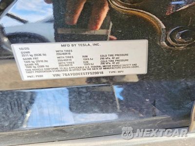 Zdjęcie 12 z 12 samochodu: 2026 TESLA MODEL Y VIN:7SAYGDEE5TF520018 - miniatura