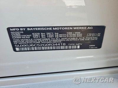Zdjęcie 13 z 13 samochodu: 2016 BMW X6 XDRIVE50I VIN:5UXKU6C52G0R34418 - miniatura