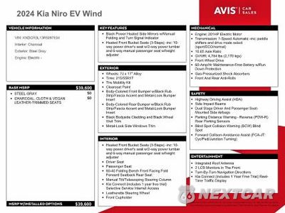 Zdjęcie 12 z 13 samochodu: 2024 KIA NIRO WIND VIN:KNDCR3L13R5097834 - miniatura