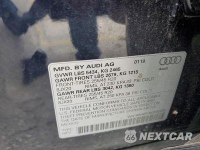 Zdjęcie 12 z 12 samochodu: 2019 AUDI Q5 PREMIUM PLUS VIN:WA1BNAFY4K2052052 - miniatura