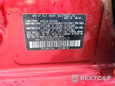 Zdjęcie 13 z 13 samochodu: 2017 SUBARU CROSSTREK PREMIUM VIN:JF2GPABC1H8204523 - miniatura