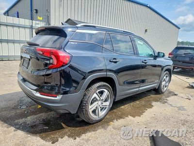 Trzecie zdjęcie samochodu z tyłu: 2020 GMC TERRAIN SLT VIN:3GKALPEV3LL240308 - miniatura