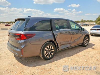 Trzecie zdjęcie samochodu z tyłu: 2025 HONDA ODYSSEY EXL VIN:5FNRL6H68SB002268 - miniatura