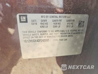 Zdjęcie 12 z 12 samochodu: 2016 CHEVROLET MALIBU PREMIER VIN:1G1ZH5SX4GF242992 - miniatura