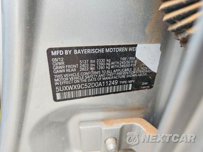 Zdjęcie 13 z 13 samochodu: 2013 BMW X3 XDRIVE28I VIN:5UXWX9C52D0A11249 - miniatura