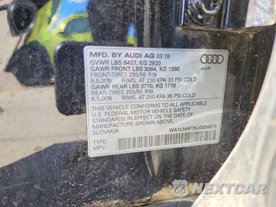 Zdjęcie 13 z 13 samochodu: 2018 AUDI Q7 PREMIUM PLUS VIN:WA1LHAF79JD034975 - miniatura