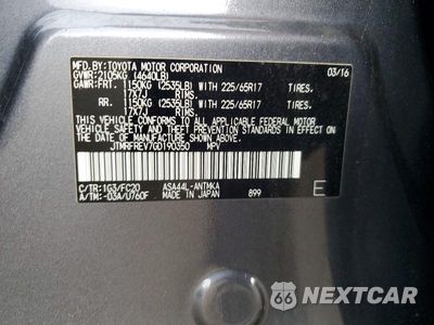 Zdjęcie 13 z 13 samochodu: 2016 TOYOTA RAV4 XLE VIN:JTMRFREV7GD190350 - miniatura