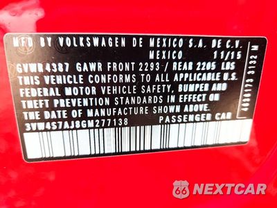 Zdjęcie 13 z 13 samochodu: 2016 VOLKSWAGEN JETTA GLI VIN:3VW4S7AJ8GM277138 - miniatura