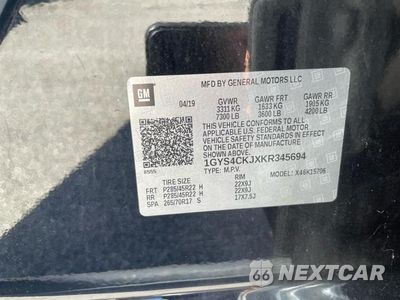 Zdjęcie 10 z 14 samochodu: 2019 CADILLAC ESCALADE PREMIUM LUXURY VIN:1GYS4CKJXKR345694 - miniatura