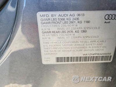 Zdjęcie 12 z 12 samochodu: 2014 AUDI Q5 PREMIUM VIN:WA1CFAFP9EA006056 - miniatura
