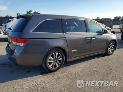 Trzecie zdjęcie samochodu z tyłu: 2014 HONDA ODYSSEY TOURING VIN:5FNRL5H90EB078155 - miniatura