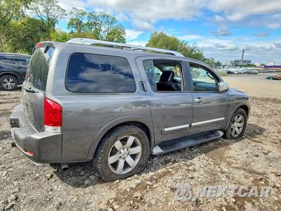 Trzecie zdjęcie samochodu z tyłu: 2012 NISSAN ARMADA SV VIN:5N1AA0NC3CN606951 - miniatura