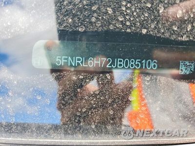 Zdjęcie 13 z 13 samochodu: 2018 HONDA ODYSSEY EXL VIN:5FNRL6H72JB085106 - miniatura