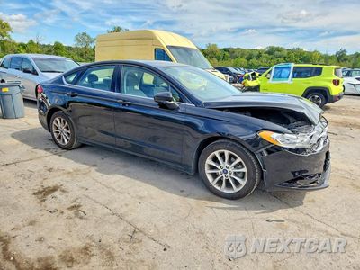 Czwarte zdjęcie samochodu z boku: 2017 FORD FUSION SE VIN:3FA6P0HD0HR304105 - miniatura