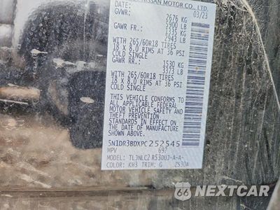 Zdjęcie 14 z 14 samochodu: 2023 NISSAN PATHFINDER ROCK CREEK VIN:5N1DR3BDXPC252545 - miniatura