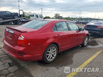 Trzecie zdjęcie samochodu z tyłu: 2010 FORD FUSION SEL VIN:3FAHP0JA7AR393640 - miniatura