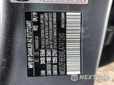 Zdjęcie 12 z 12 samochodu: 2020 MERCEDES-BENZ E 350 4MATIC VIN:WDDZF8EBXLA741260 - miniatura