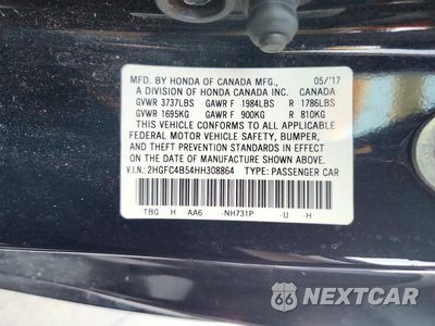 Zdjęcie 12 z 12 samochodu: 2017 HONDA CIVIC LX VIN:2HGFC4B54HH308864 - miniatura