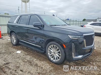 Czwarte zdjęcie samochodu z boku: 2021 CADILLAC ESCALADE PREMIUM LUXURY VIN:1GYS4CKL9MR170830 - miniatura