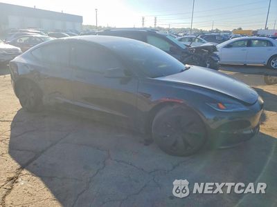 Czwarte zdjęcie samochodu z boku: 2024 TESLA MODEL 3 VIN:5YJ3E1EA6RF853247 - miniatura