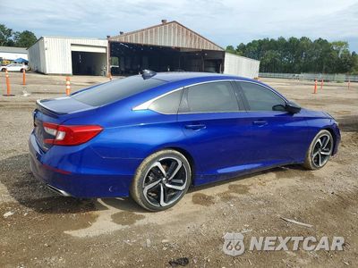 Trzecie zdjęcie samochodu z tyłu: 2022 HONDA ACCORD SPORT VIN:1HGCV1F32NA080037 - miniatura
