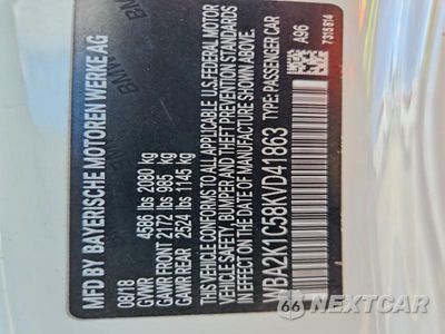 Zdjęcie 12 z 12 samochodu: 2019 BMW 230XI VIN:WBA2K1C58KVD41863 - miniatura