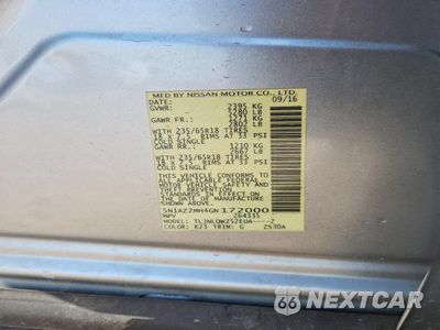 Zdjęcie 12 z 12 samochodu: 2016 NISSAN MURANO SV VIN:5N1AZ2MH4GN172000 - miniatura