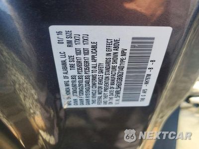 Zdjęcie 13 z 13 samochodu: 2016 HONDA ODYSSEY EXL VIN:5FNRL5H6XGB063140 - miniatura