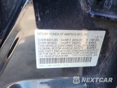 Zdjęcie 12 z 12 samochodu: 2018 ACURA ILX BASE WATCH PLUS VIN:19UDE2F32JA001485 - miniatura