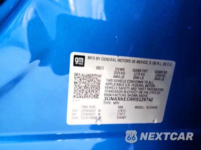 Zdjęcie 13 z 13 samochodu: 2024 CHEVROLET EQUINOX LT VIN:3GNAXKEG9RS129742 - miniatura